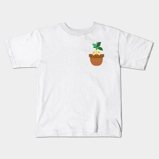 Cute Mandrake In A Pot Kids T-Shirt by Sofia Sava
